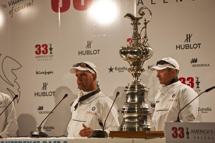 14 02 2010 - Valencia (ESP) - 33rd America's Cup - BMW ORACLE Racing - Race 2