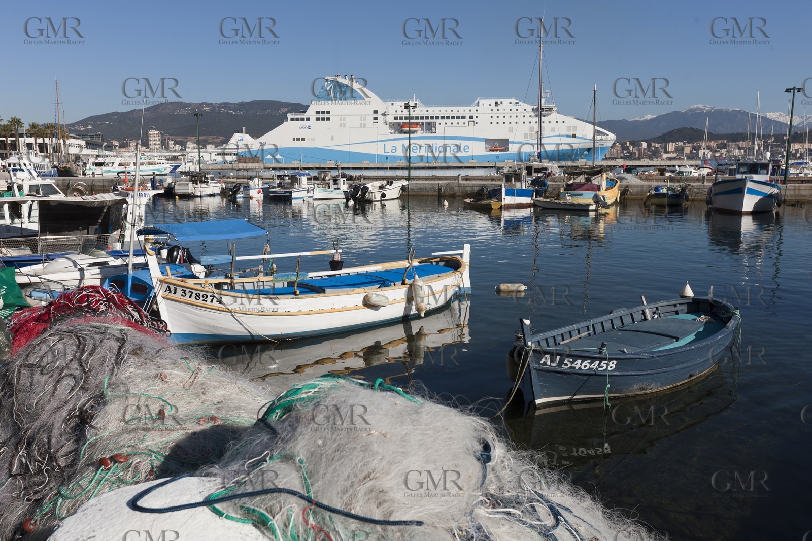 16 02 2012 - Ajaccio (FRA, Corse) -  La Méridionale shipping company- Piana at Ajaccio