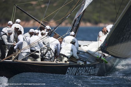 19 05 2010 - La Maddalena (ITA, Sardinia) Louis Vuitton Trophy - BMW ORACLE Racing - Training