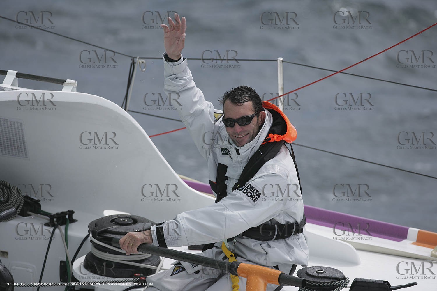 21 06 2007 - Bell Ile en mer (South Britanny, France) - IMOCA Monohulls - Delta Dore (Jeremie Beyou) sea trials