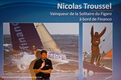 12 08 08 - Paris (FRA) Edouard VII theater - French Sailing Federation - Champions party - French Sailor of the year : Francis Joyon