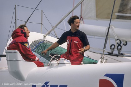 Sailing, Yacht Racing, Offshore racing, Multihulls ORMA 60, Laurent et Yvan Bourgnon
