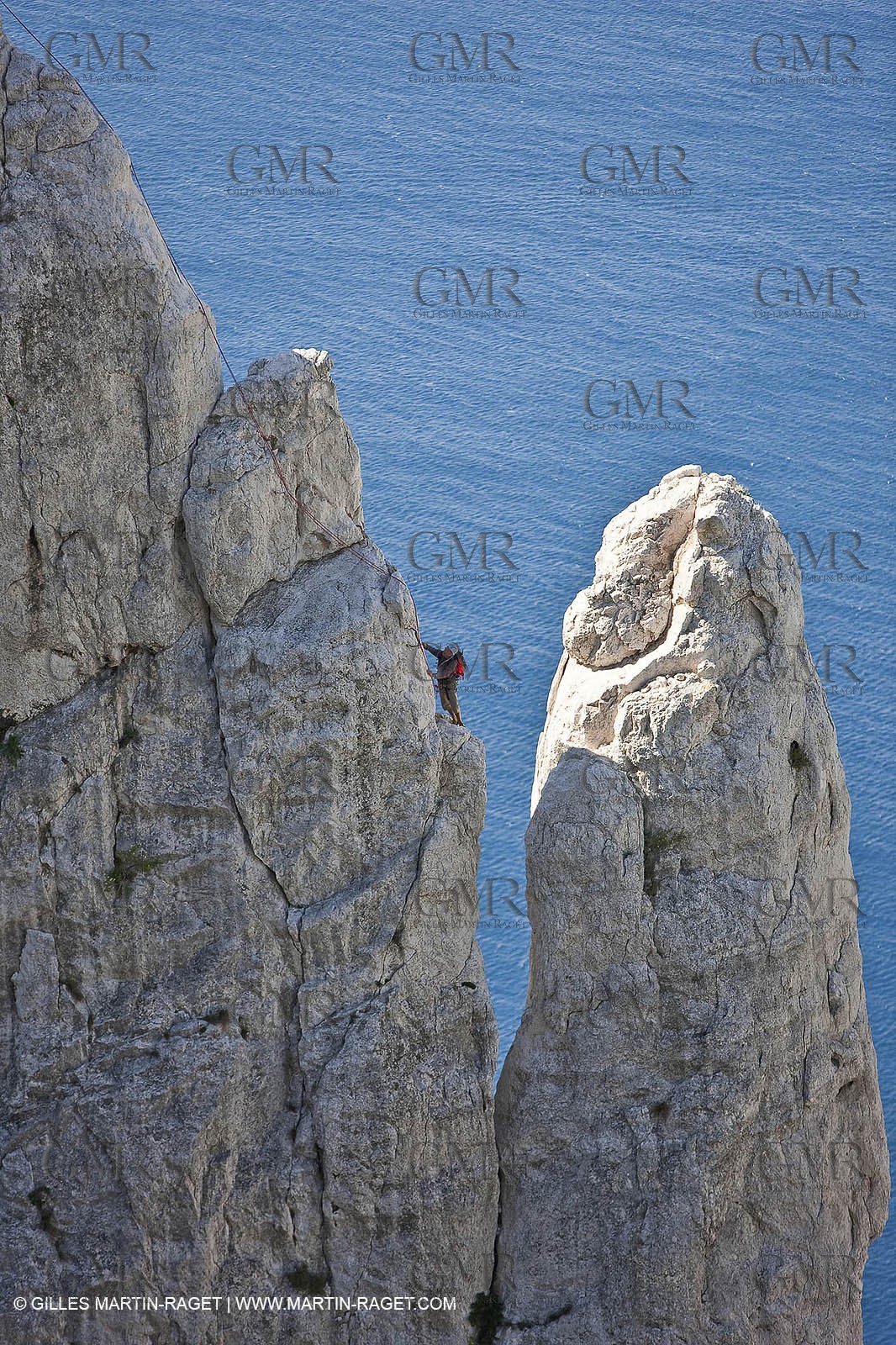 30 04 2009 - Marseille (FRA, 13) - Les Calanques - La Grande Candelle - Arrête de Marseille