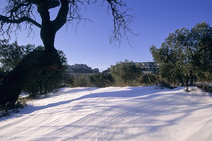 Provence sous la neige - Les Baux de Provence
