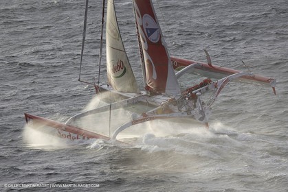 11 10 2006 -Lorient (FRA) -  Multis Orma - Entraînements Sodebo (Thomas Coville) Route du Rhum 2006