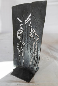 13 01 2023, Marseille (FRA,13), Oeuvre de Germaine Richier, Claire-voie n°3, 1956,, Bronze patiné foncé, Epreuve d'exposition, 35x18.5x14 cm, Collection particulière
