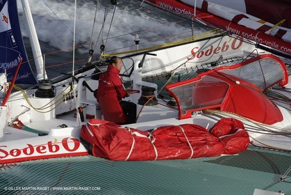 11 10 2008  -Lorient (FRA)  -  Multis Orma - Sodebo (Thomas Coville) - Route du Rhum 2006 training
