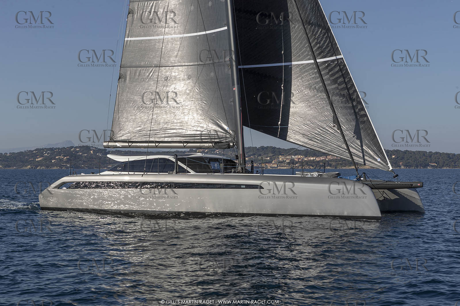 16 02 2019, Porquerolles (FRA,83), Gunboat 68 sail testing  3