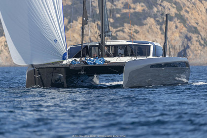 16 02 2019, Porquerolles (FRA,83), Gunboat 68 sail testing  3