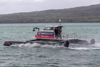 10 12 2020 - Auckland (NZL) - 36th America's Cup - Practice Sessions - Day 2 - TV Cat
