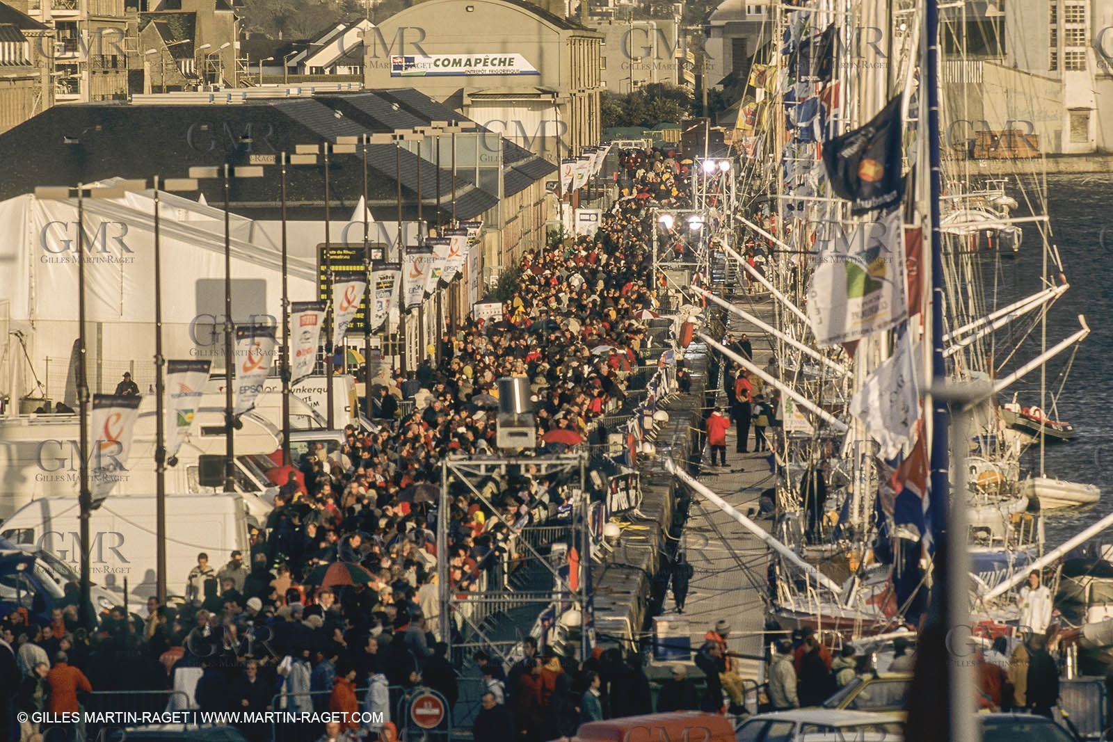 Courses à la voile, courses au large, Route Rhum, Ambiances à saint Malo