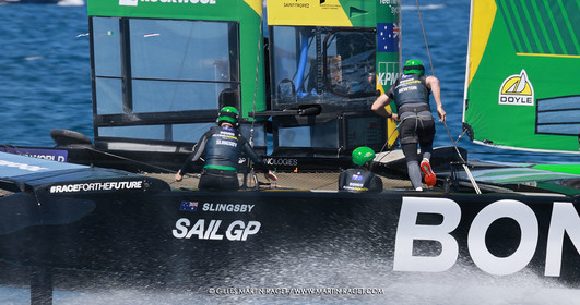 10 09 2025, Saint-Tropez,(FRA), Rockwool SailGP France Saint-Tropez, Race Day 1