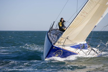 15 02 2007 - La Grande Motte (FRA) - Onedesign Figaro II - Thierry Duprey du Vorsent (Domaine de Monts d'Arbois)
