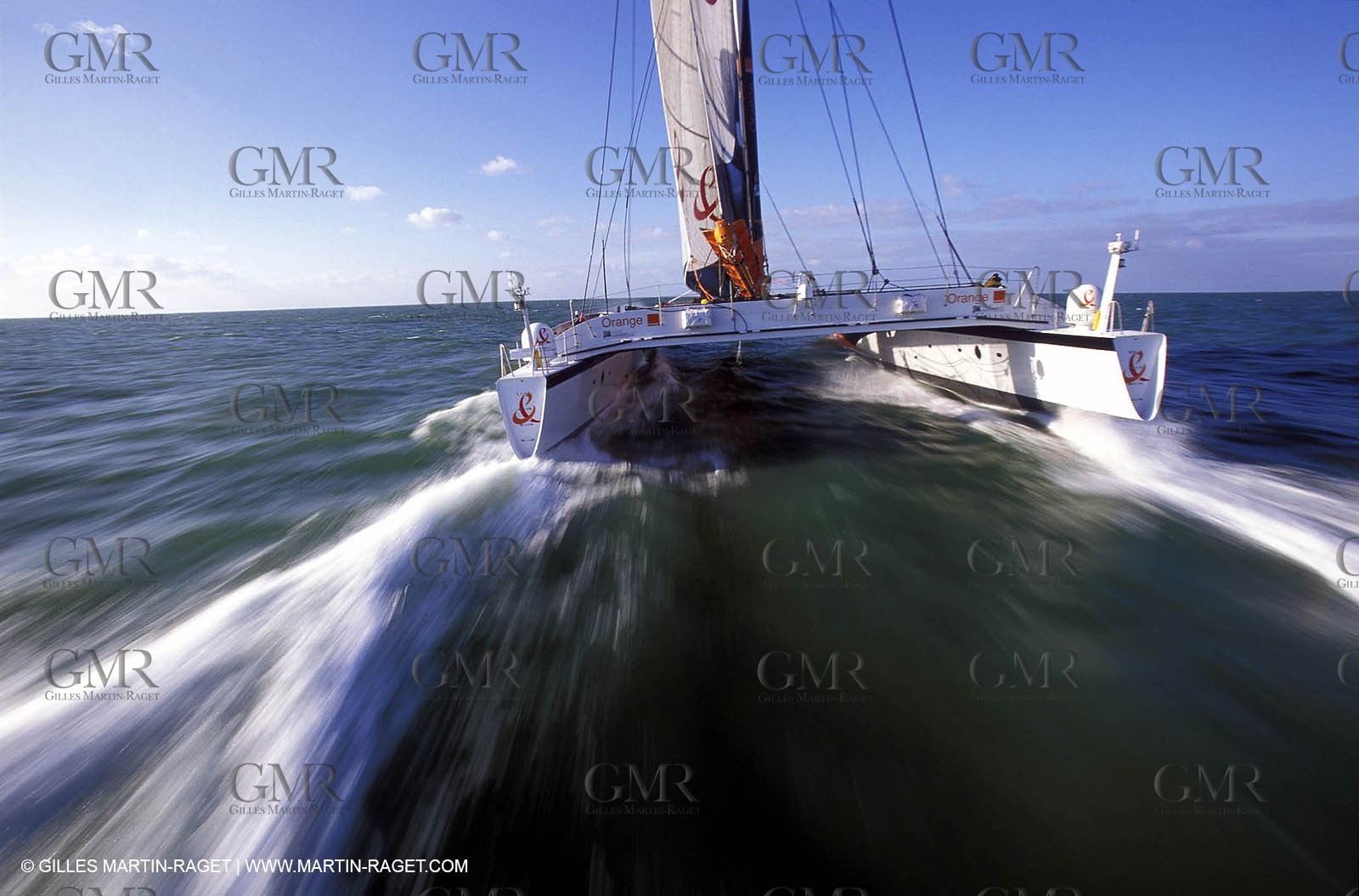 La Trinité mer - Orange II first sea trials