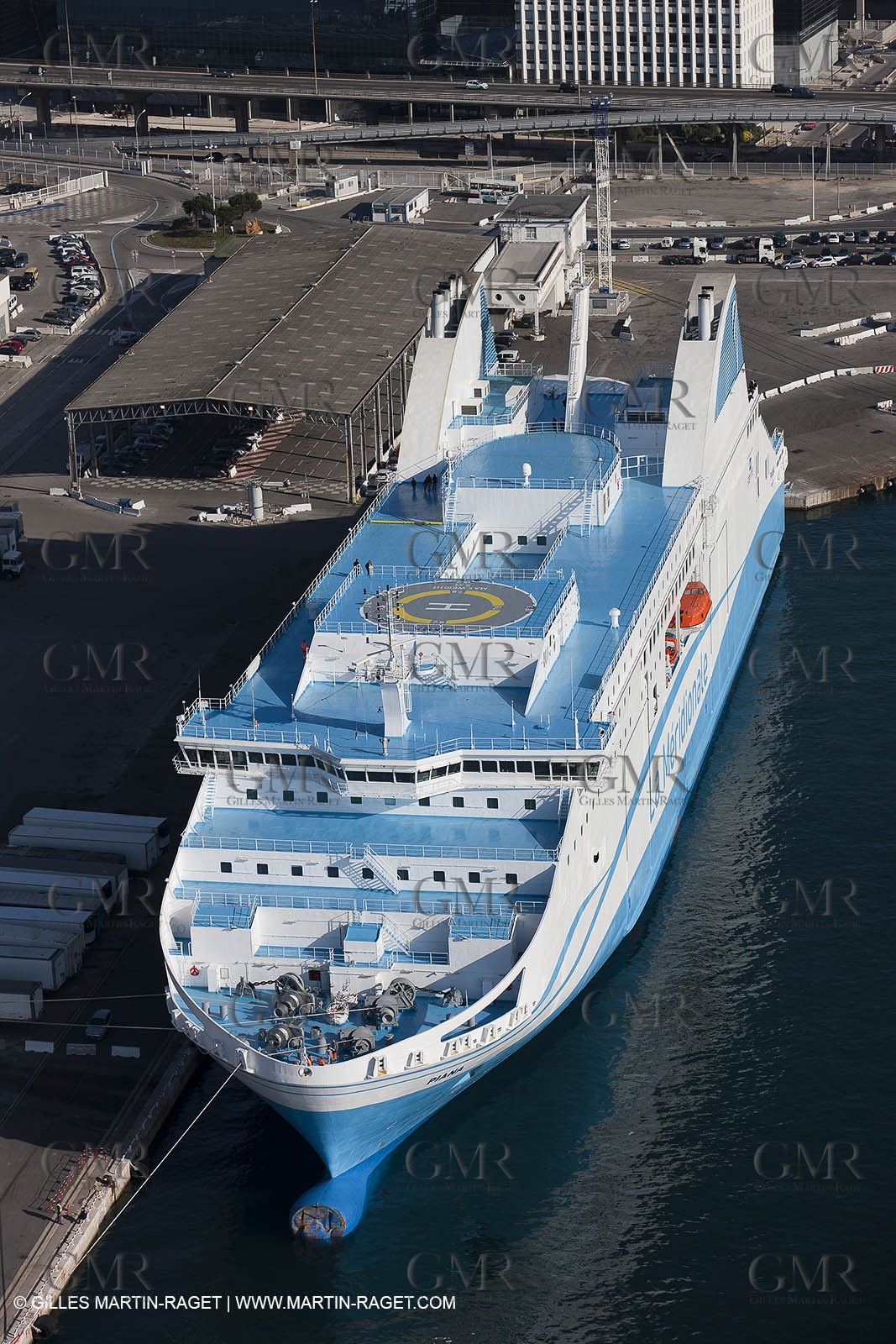 14 01 2012 - Marseille (FRA,13) - La Meridionale shipping company - the Piana off Marseille and the Calanques