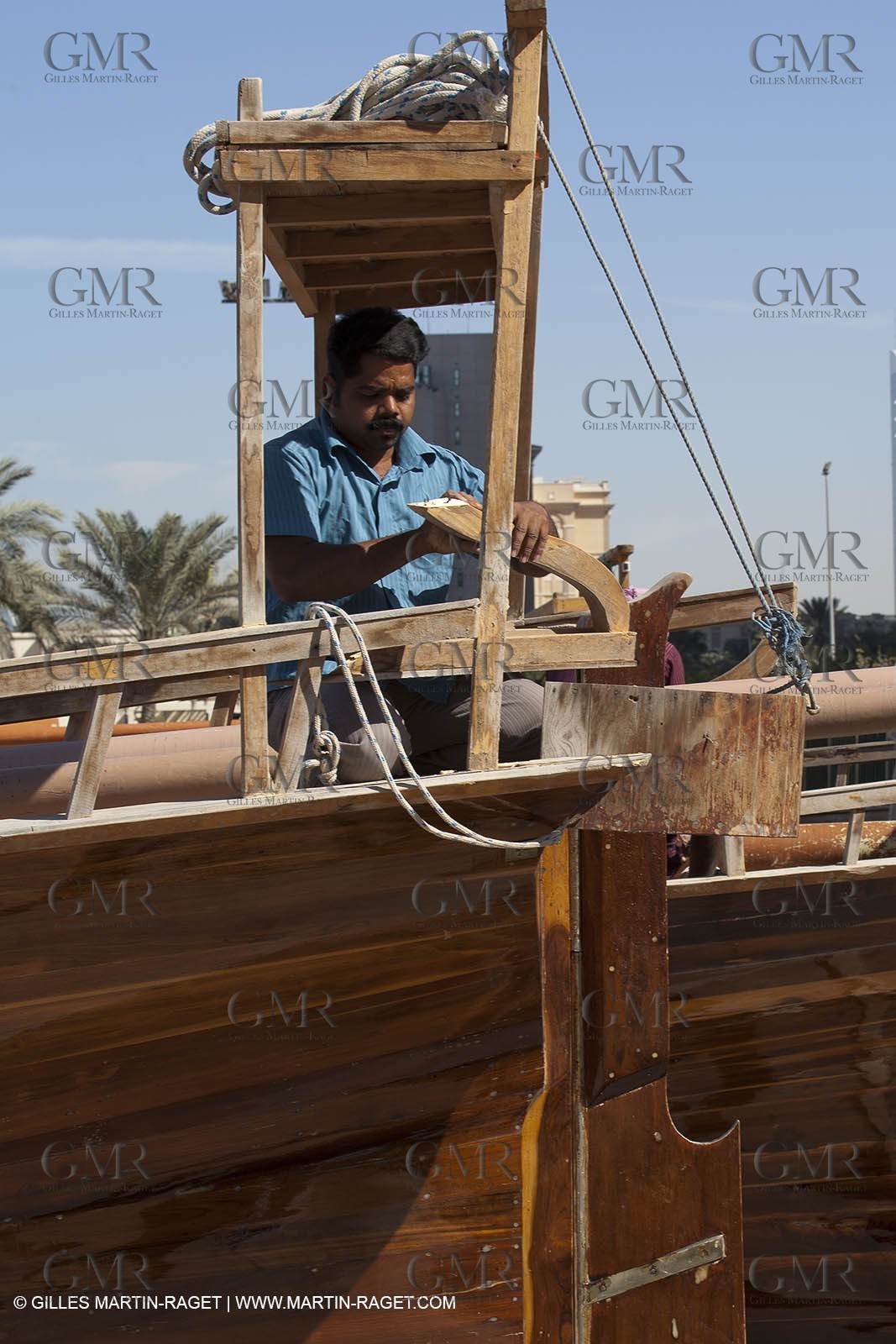 20 11 2010 - Dubai (UAE) - Dubai Louis Vuitton Trophy - Traditionnal dhow races for competing teams