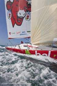 13 03 2010 -  La Grande Motte   Port Camargue (FRA) - Groupe Bel - Kito de Pavant   Sebastien Audigane training for Transat AG2R