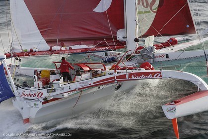 11 10 2006 -Lorient (FRA) -  Multis Orma - Entraînements Sodebo (Thomas Coville) Route du Rhum 2006
