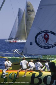 Course à la voile, multicoques, ORMA 60, Jean Le Cam, Bonduelle