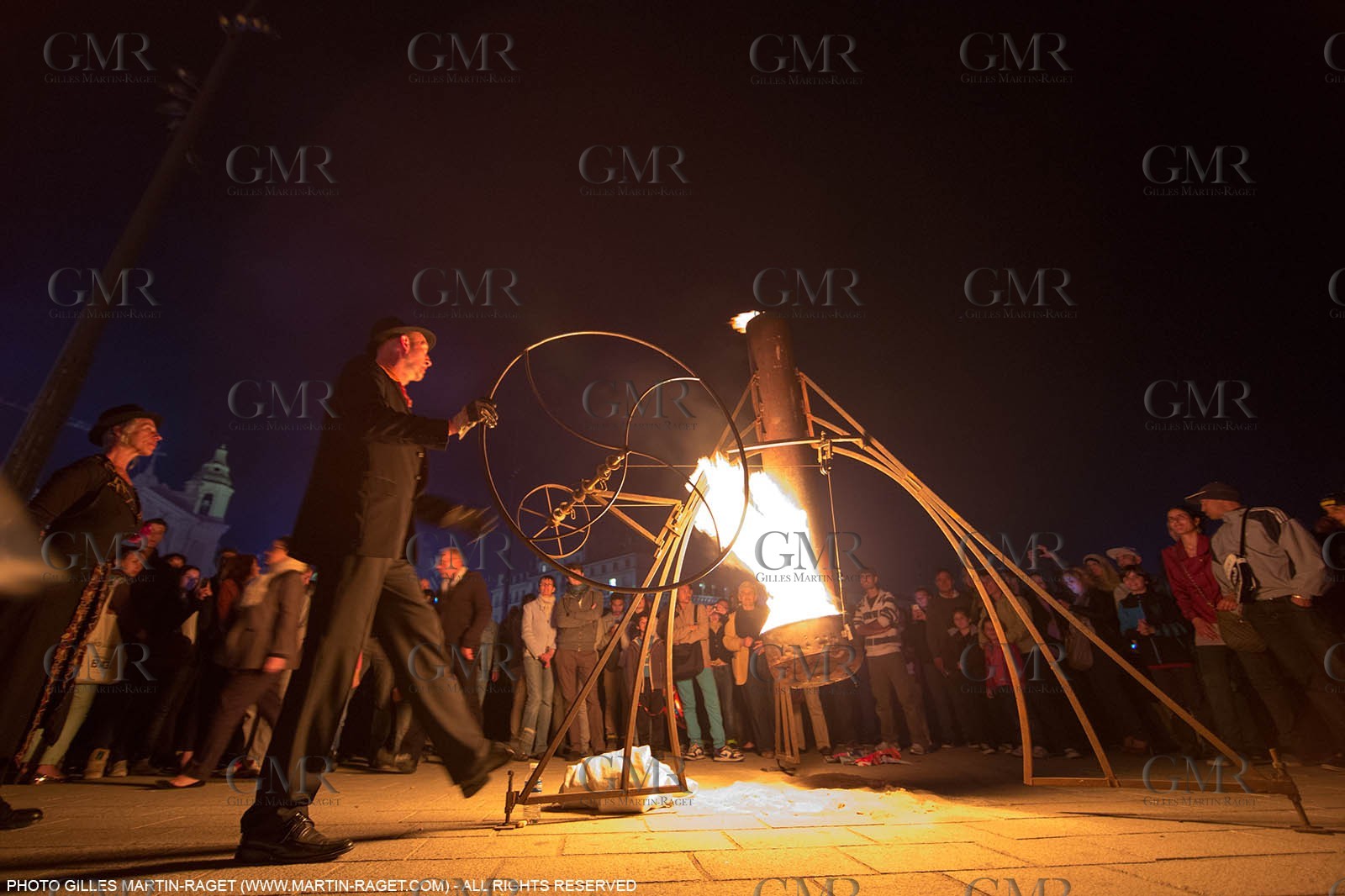 03 05 2013 - Marseille (FRA,13) - Marseille Provence 2013, Historical port Illumination by Company Carabosse