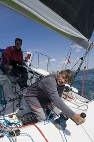 27 03 08- La Grande Motte- (FRA,34) Transat AG2R 2008- Jean-Paul Mouren- Laurent Pellecuer