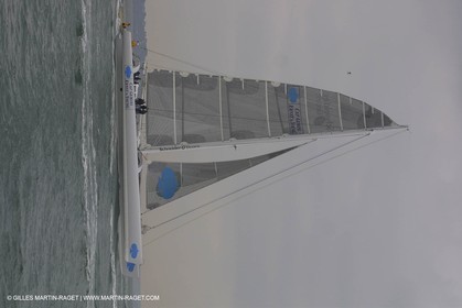 Géronimo - départ Trophée Jules Verne 2001 - Brest