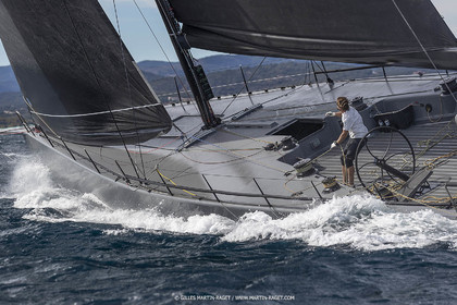 02 10 2022, Saint-Tropez (FRA,83), Voiles de Saint-Tropez 2022,  entraînement des maxis