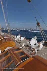 01 10 2011 - Saint Tropez (FRA,13) - Voiles de Saint Tropez 2011 - Classic Yachts - Day 5 - Onboard Mariquita