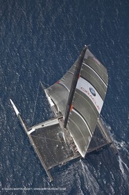 13 08 2009 - San Diego (USA,CA) - 33rd America's Cup - BMW ORACLE Racing - 90 ft Trimaran testings
