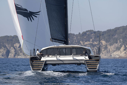 16 02 2019, Porquerolles (FRA,83), Gunboat 68 sail testing  3