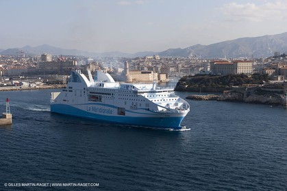 14 01 2012 - Marseille (FRA,13) - La Meridionale shipping company - the Piana off Marseille and the Calanques