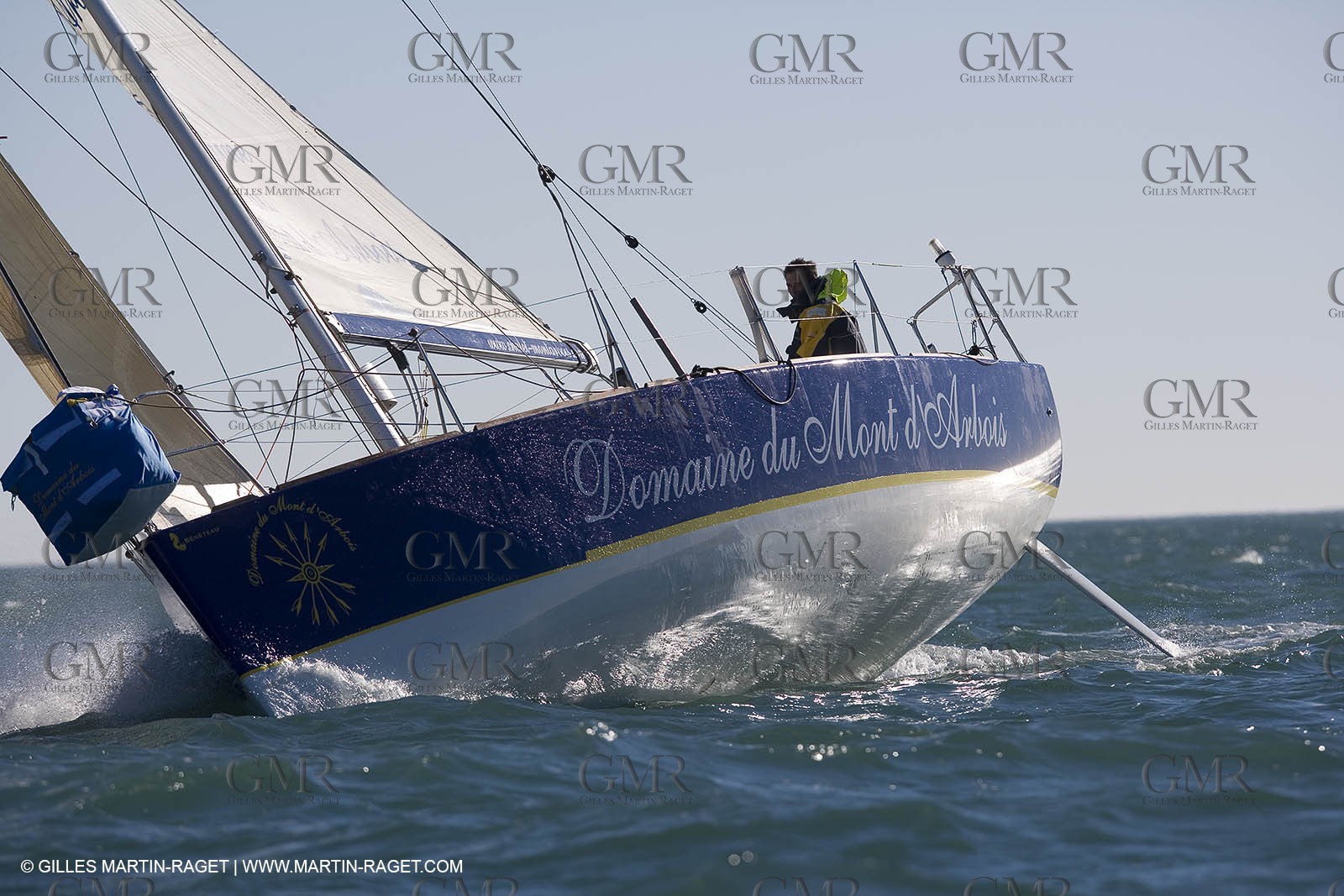 15 02 2007 - La Grande Motte (FRA) - Onedesign Figaro II - Thierry Duprey du Vorsent (Domaine de Monts d'Arbois)