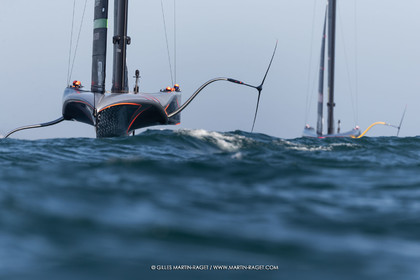 26 09 2024, Barcelona (ESP), 37th America's Cup, Louis Vuitton Cup Final, Race Day 1