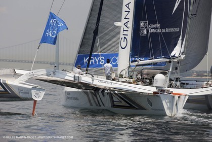 03 07 2012 - New York (USA, NY) -Krys Ocean Race prologuie - arrivée à New York