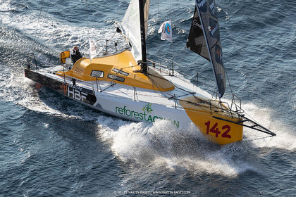 27 08 2021, Marseille (FRA), Transat Jacques Vabre 2021, Class 40, HBF-Reforest'Action (Kito de Pavant, Gwen Gbick)