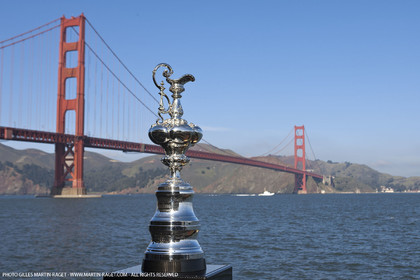04 01 2011 - San Francisco (USA, CA) - 34th America's Cup - The America's Cup in San Francisco - Golden Gate Bridge