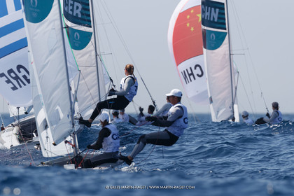 03 08 2024, Marseille (FRA), Paris 2024 Olympic Games, Sailing, Race Day 7