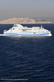 14 01 2012 - Marseille (FRA,13) - La Meridionale shipping company - the Piana off Marseille and the Calanques
