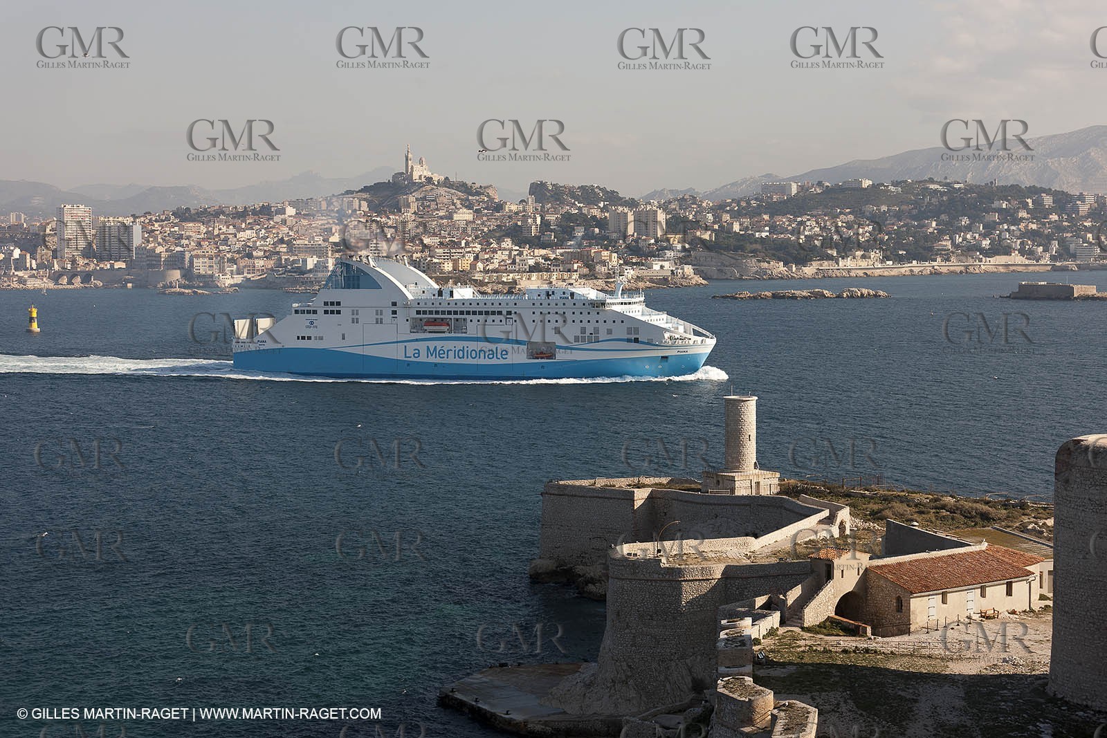 14 01 2012 - Marseille (FRA,13) - La Meridionale shipping company - the Piana off Marseille and the Calanques