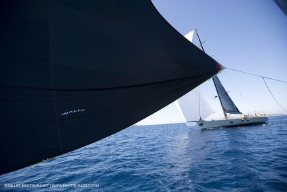 03 09 06 - Porto Cervo (Sardinia) - Maxi World Cup 2006 - A bord Wally 90 Tango