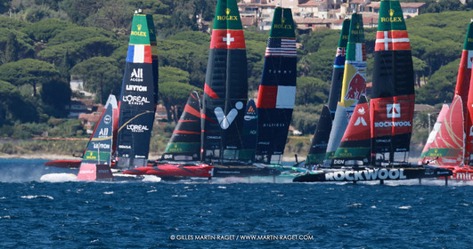 10 09 2025, Saint-Tropez,(FRA), Rockwool SailGP France Saint-Tropez, Race Day 1