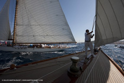 01 10 2011 - Saint Tropez (FRA,13) - Voiles de Saint Tropez 2011 - Classic Yachts - Day 5 - Onboard Mariquita