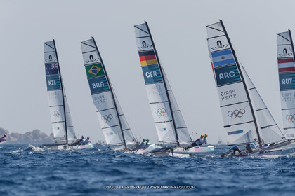 03 08 2024, Marseille (FRA), Paris 2024 Olympic Games, Sailing, Race Day 7