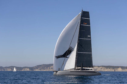 16 02 2019, Porquerolles (FRA,83), Gunboat 68 sail testing  3