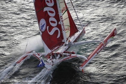 11 10 2008  -Lorient (FRA)  -  Multis Orma - Sodebo (Thomas Coville) - Route du Rhum 2006 training