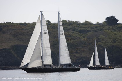 19 05 2010- Brest  - (FRA,56)  -  Les Pen Duick en rade de Brest