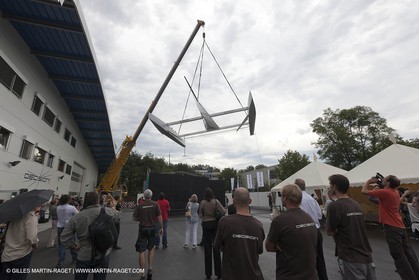 23 08 2010 - Ecublens (SUI) - L'Hydroptère.CH - Sortie de chantier