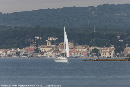 28 01 2016, Sète (FRA,34), Cruising on Thau Basin, Bouzigue
