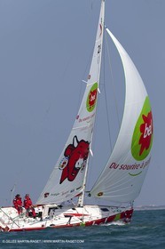 13 03 2010 - La Grande Motte   Port Camargue (FRA) - Groupe Bel - Entraînement Kito de Pavant   Sébastien Audigane en vue de la Transat AG2R 2010