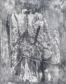 12 07 2020, St Rémy de Provence (FRA, 13) Oeuvre Germaine Richier, gravure